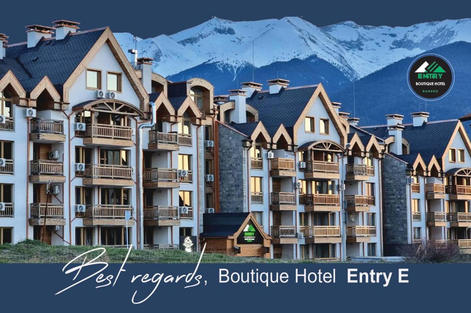 BOUTIQUE Hotel ENTRY E Bansko Buitenkant foto